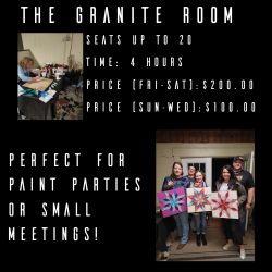 Granite Room ( Up To 20 Guest)